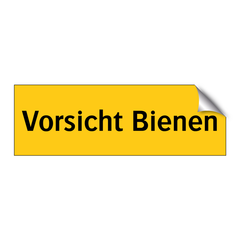 Vorsicht Bienen