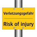 Verletzungsgefahr - Risk of injury