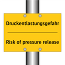 Druckentlastungsgefahr - Risk of pressure release