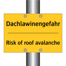 Dachlawinengefahr - Risk of roof avalanche