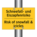 Schneefall- und Eiszapfenrisiko/.../ - Risk of snowfall & icicles