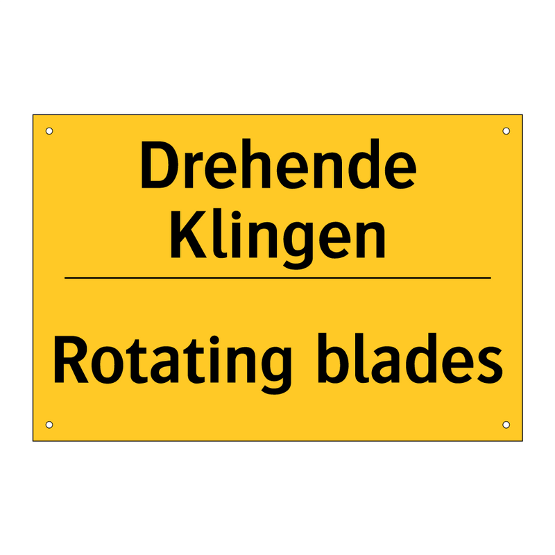 Drehende Klingen - Rotating blades