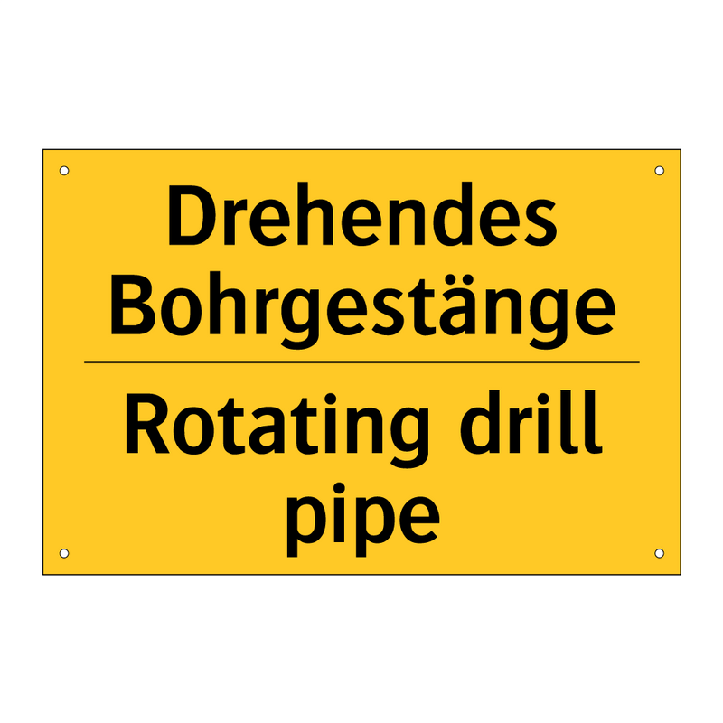 Drehendes Bohrgestänge - Rotating drill pipe