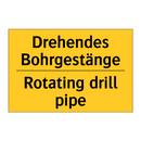 Drehendes Bohrgestänge - Rotating drill pipe