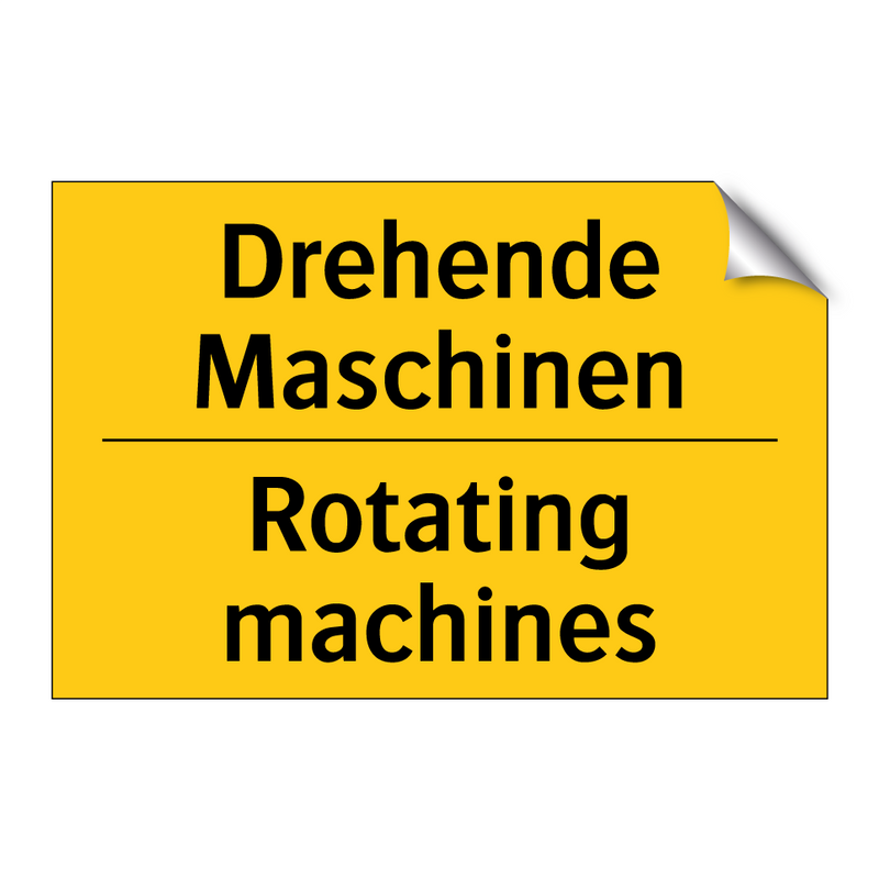 Drehende Maschinen - Rotating machines
