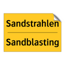 Sandstrahlen - Sandblasting