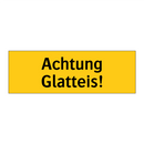 Achtung Glatteis!