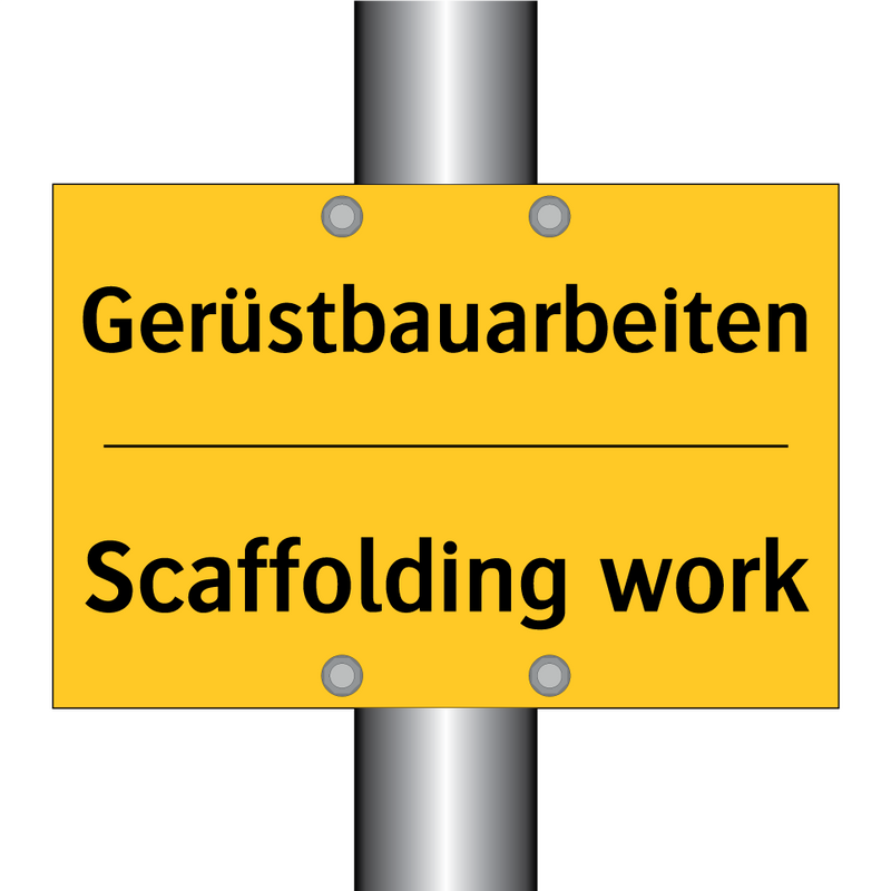 Gerüstbauarbeiten - Scaffolding work