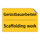 Gerüstbauarbeiten - Scaffolding work