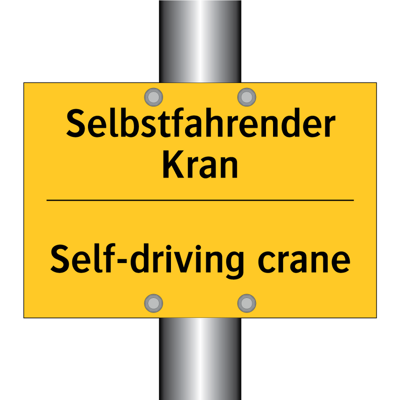 Selbstfahrender Kran - Self-driving crane