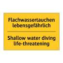 Flachwassertauchen lebensgefährlich/.../ - Shallow water diving life-threatening/.../