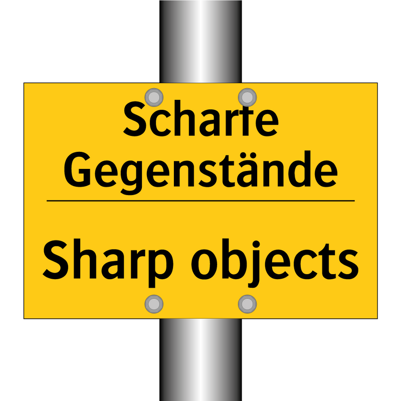 Scharfe Gegenstände - Sharp objects
