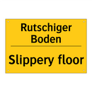 Rutschiger Boden - Slippery floor