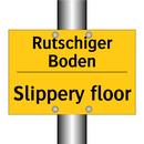 Rutschiger Boden - Slippery floor