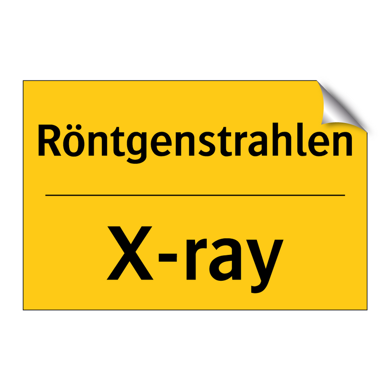 Röntgenstrahlen - X-ray