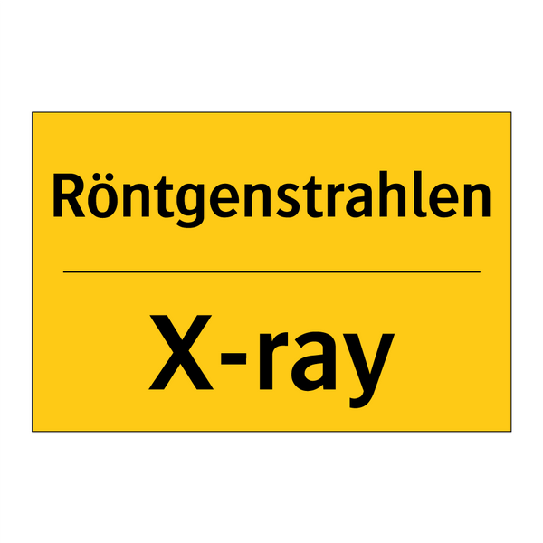 Röntgenstrahlen - X-ray