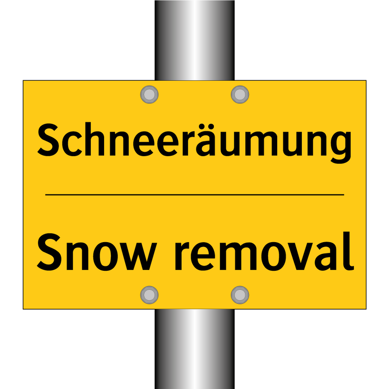 Schneeräumung - Snow removal