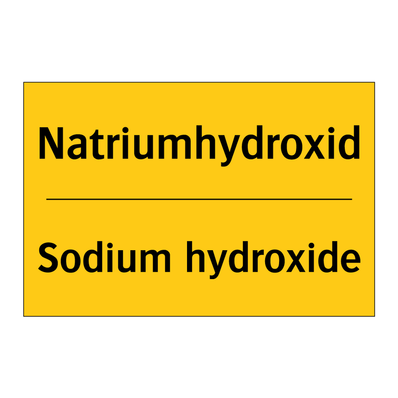 Natriumhydroxid - Sodium hydroxide