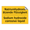 Natriumhydroxid ätzende Flüssigkeit/.../ - Sodium hydroxide corrosive liquid/.../