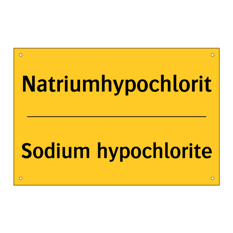 Natriumhypochlorit - Sodium hypochlorite