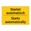 Startet automatisch - Starts automatically