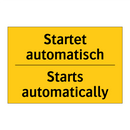 Startet automatisch - Starts automatically