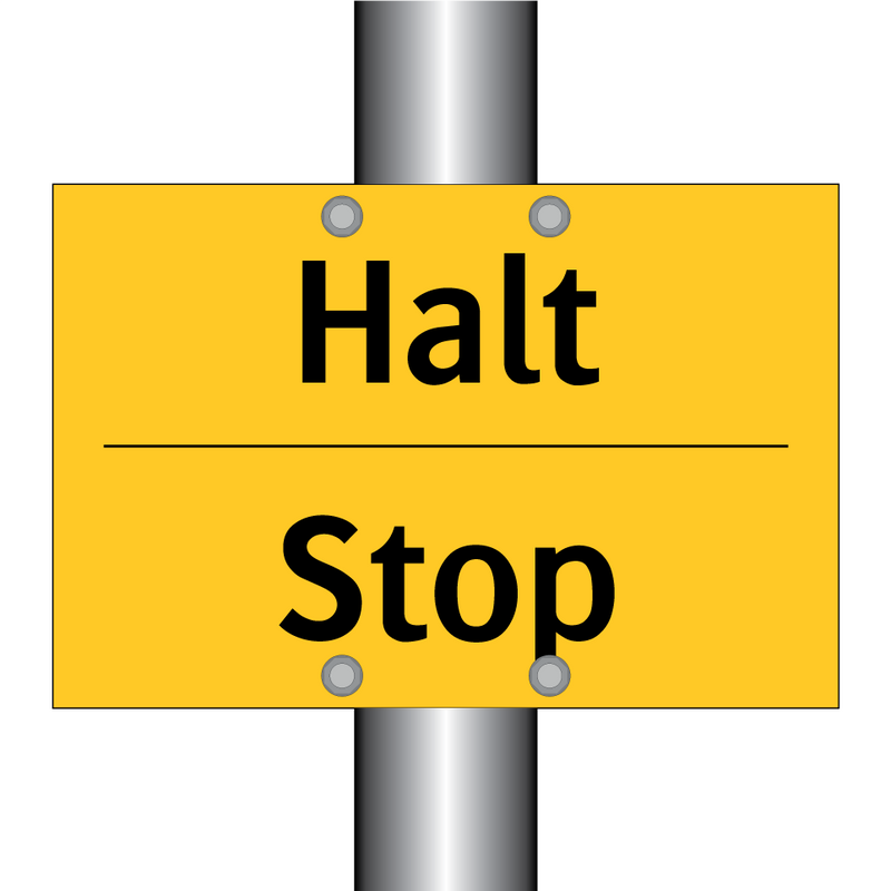 Halt - Stop