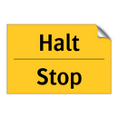 Halt - Stop