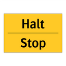 Halt - Stop