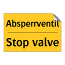 Absperrventil - Stop valve