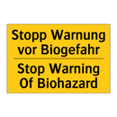 Stopp Warnung vor Biogefahr - Stop Warning Of Biohazard