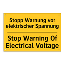 Stopp Warnung vor elektrischer /.../ - Stop Warning Of Electrical Voltage/.../