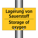Lagerung von Sauerstoff - Storage of oxygen