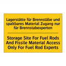 Lagerstätte für Brennstäbe und /.../ - Storage Site For Fuel Rods And /.../