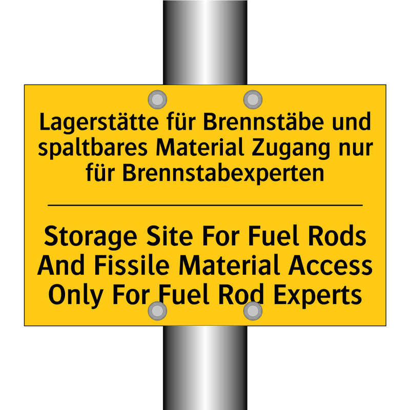 Lagerstätte für Brennstäbe und /.../ - Storage Site For Fuel Rods And /.../