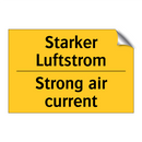 Starker Luftstrom - Strong air current