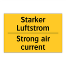 Starker Luftstrom - Strong air current