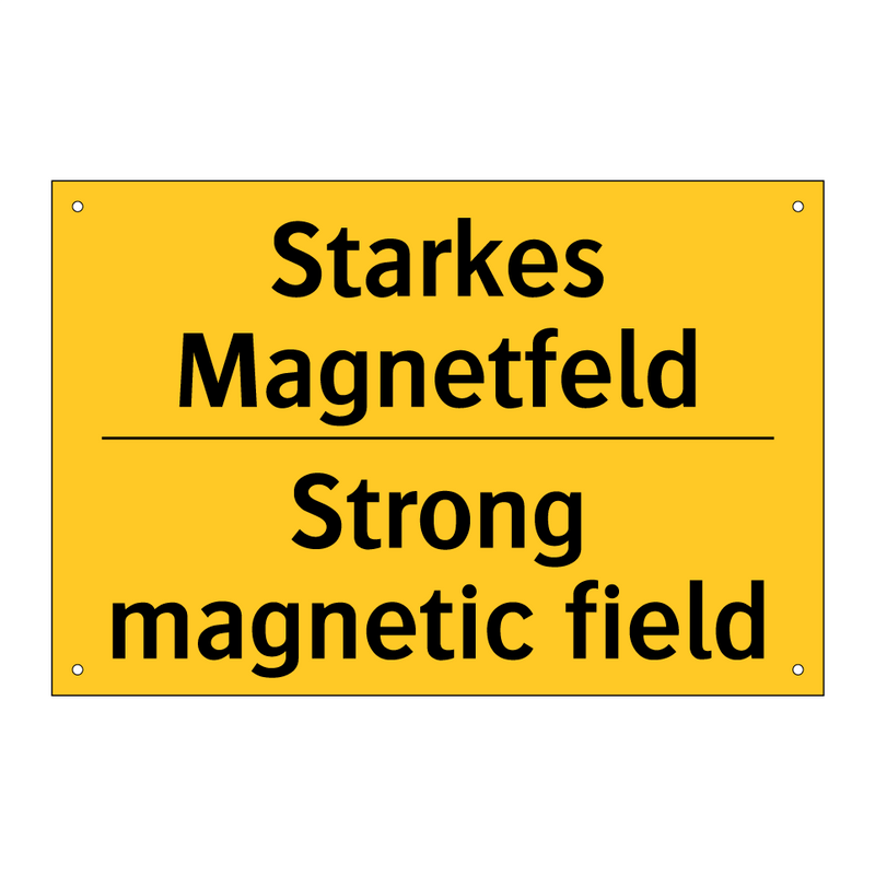 Starkes Magnetfeld - Strong magnetic field