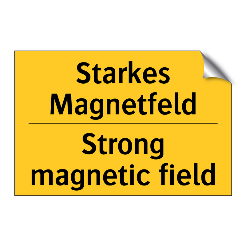 Starkes Magnetfeld - Strong magnetic field