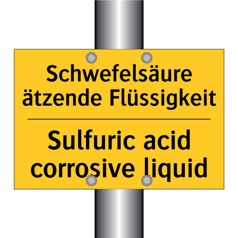 Schwefelsäure ätzende Flüssigkeit/.../ - Sulfuric acid corrosive liquid