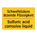 Schwefelsäure ätzende Flüssigkeit/.../ - Sulfuric acid corrosive liquid