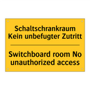 Schaltschrankraum Kein unbefugter /.../ - Switchboard room No unauthorized /.../