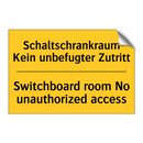 Schaltschrankraum Kein unbefugter /.../ - Switchboard room No unauthorized /.../