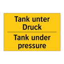 Tank unter Druck - Tank under pressure