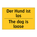 Der Hund ist los - The dog is loose