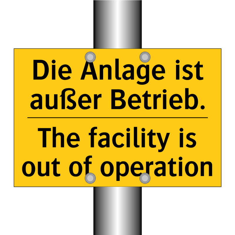 Die Anlage ist außer Betrieb. - The facility is out of operation/.../