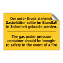 Der unter Druck stehende Gasbehälter /.../ - The gas under pressure container /.../