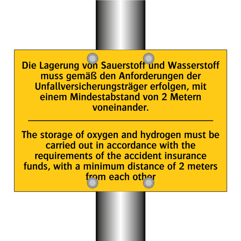 Die Lagerung von Sauerstoff und /.../ - The storage of oxygen and hydrogen /.../