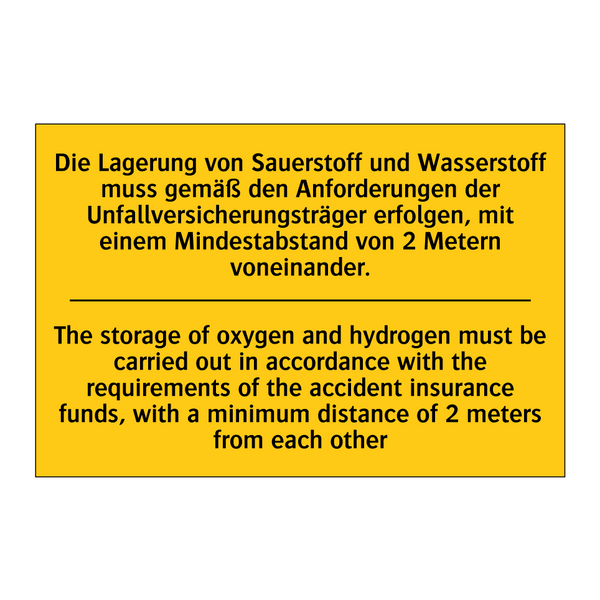 Die Lagerung von Sauerstoff und /.../ - The storage of oxygen and hydrogen /.../