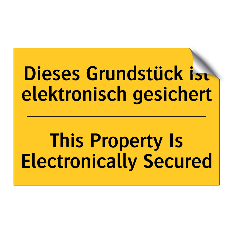 Dieses Grundstück ist elektronisch /.../ - This Property Is Electronically /.../